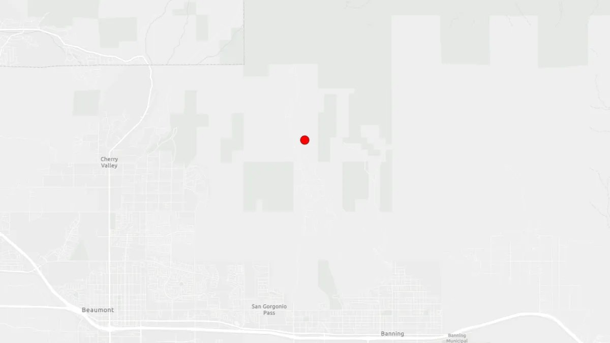 Riverside County Experiences 3.3-Magnitude Earthquake