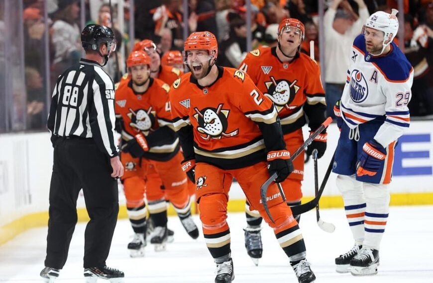 Ryan Poehling Leads Ducks to a Strong 3-1 Series Advantage Over Oilers with Overtime Goal