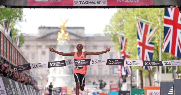 Sabastian Sawe Sets a New World Record in the Marathon, Completing It in Under Two Hours