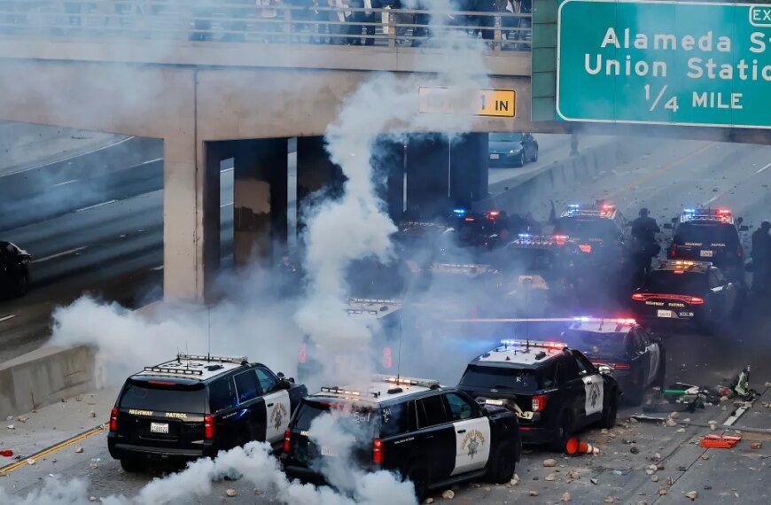 Six People Plead Guilty for Hurting CHP Officers and an SUV During LA Protests