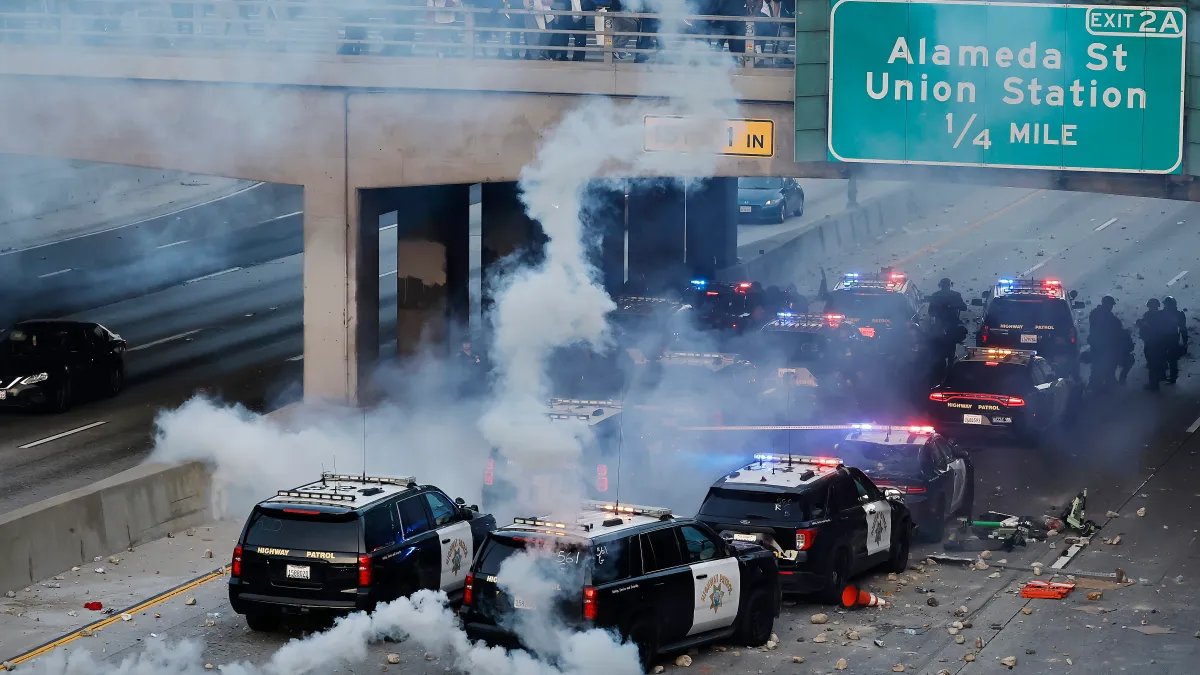 Six People Plead Guilty for Hurting CHP Officers and an SUV During LA Protests