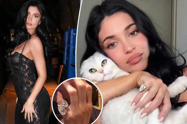 Take a Look at Kylie Jenner's Stunning Stack of Diamond Pinky Rings