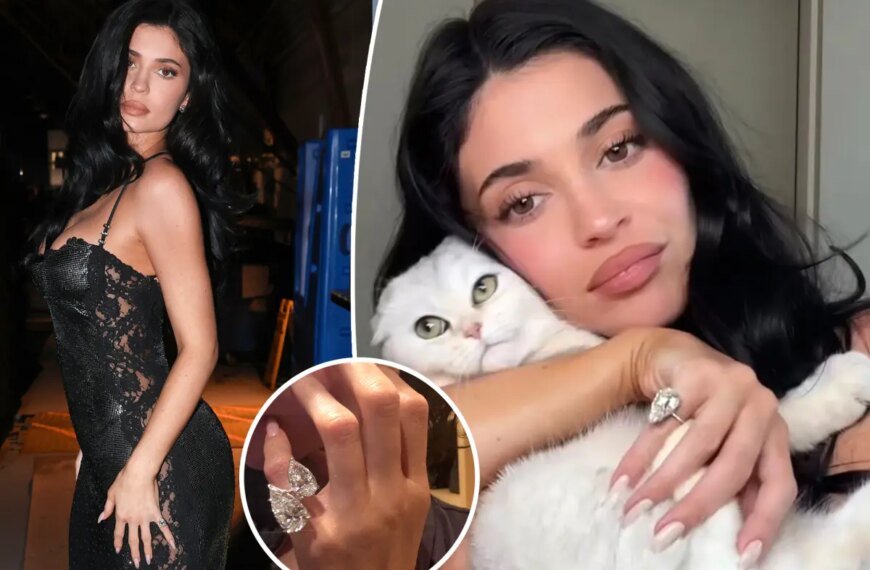 Take a Look at Kylie Jenner's Stunning Stack of Diamond Pinky Rings