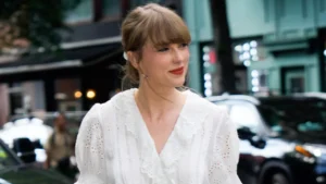 Taylor Swift Nails the Spring White Satin Skirt Look Without Feeling Bridal