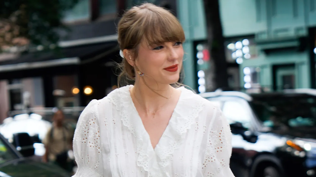 Taylor Swift Nails the Spring White Satin Skirt Look Without Feeling Bridal