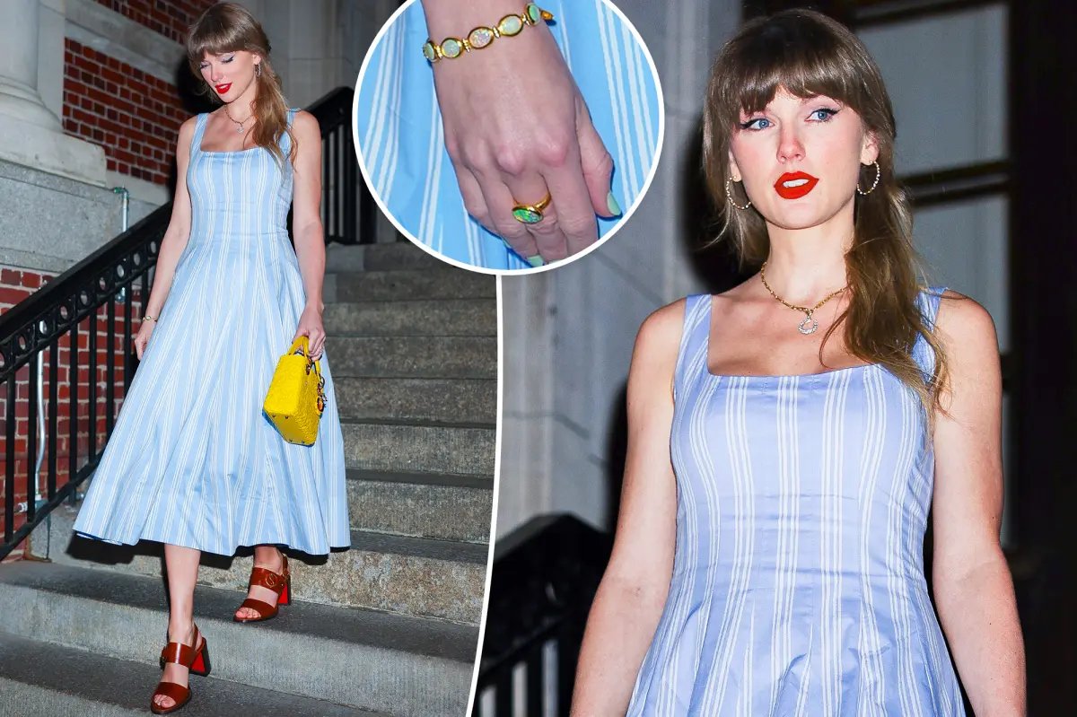 Taylor Swift Shines in Elizabeth Taylor's Vintage Opal Jewelry