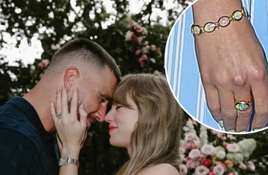 Taylor Swift Shows Off Fiance Travis Kelce’s Birthstone in NYC Before Their Wedding