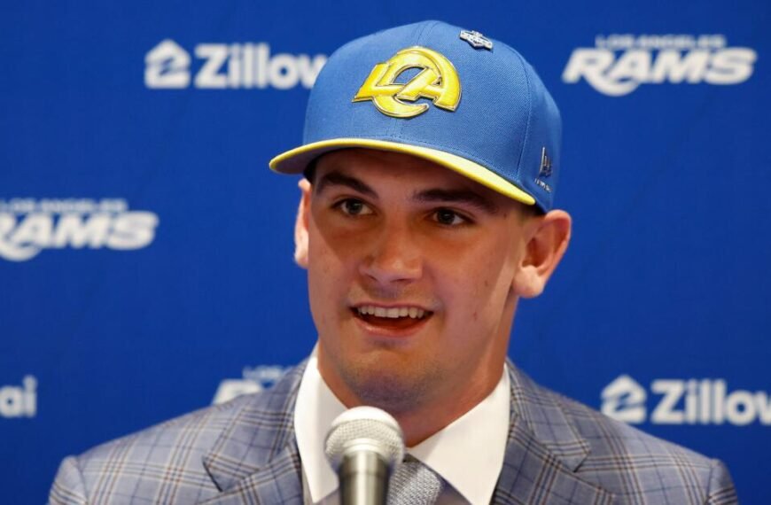 Ty Simpson, Rams' First-Round Pick, Hopes for a Successful Career Like Matthew Stafford's