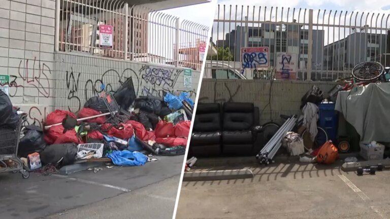Westlake Post Office Lot Cleared of Homeless Encampment