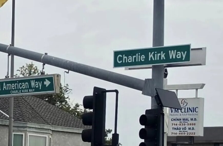 Westminster Honors Charlie Kirk with New Street Name