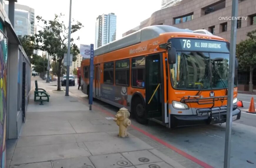 Woman Attacked on Metro Bus in Downtown LA, Suspect Still Missing