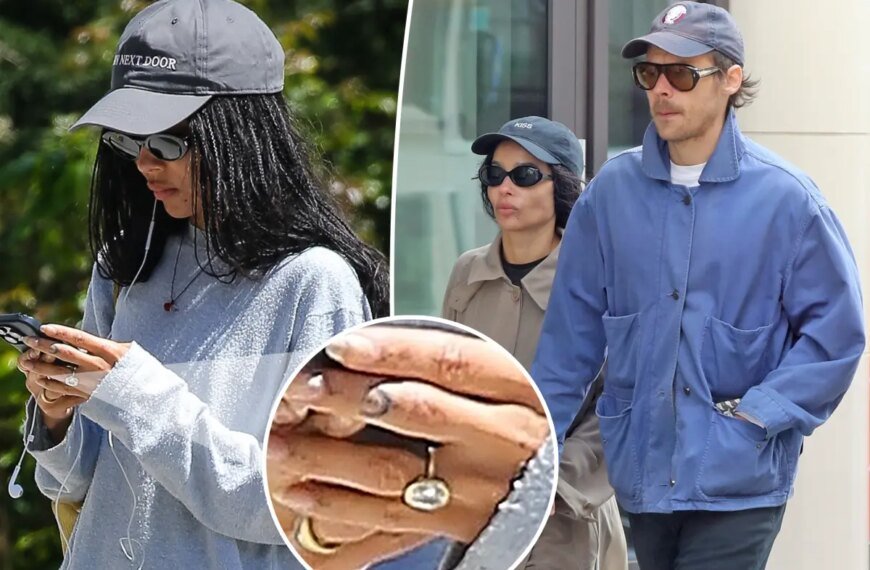 Zoë Kravitz’s Stunning Engagement Ring from Harry Styles May Be Valued at Over $500,000