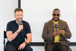 Joel McHale and Jay Pharaoh at Deadline Reality Summit held at PMC Studios on May 01, 2026 in Los Angeles, California.