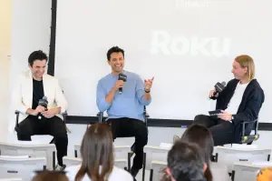 Brian Tannenbaum and Stephen Colletti and Peter White at Deadline Reality Summit held at PMC Studios on May 01, 2026 in Los Angeles, California.
