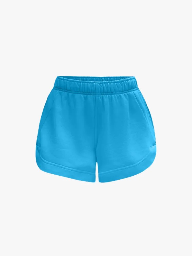 Lululemon Scuba Mid-Rise Dolphin-Hem Shorts