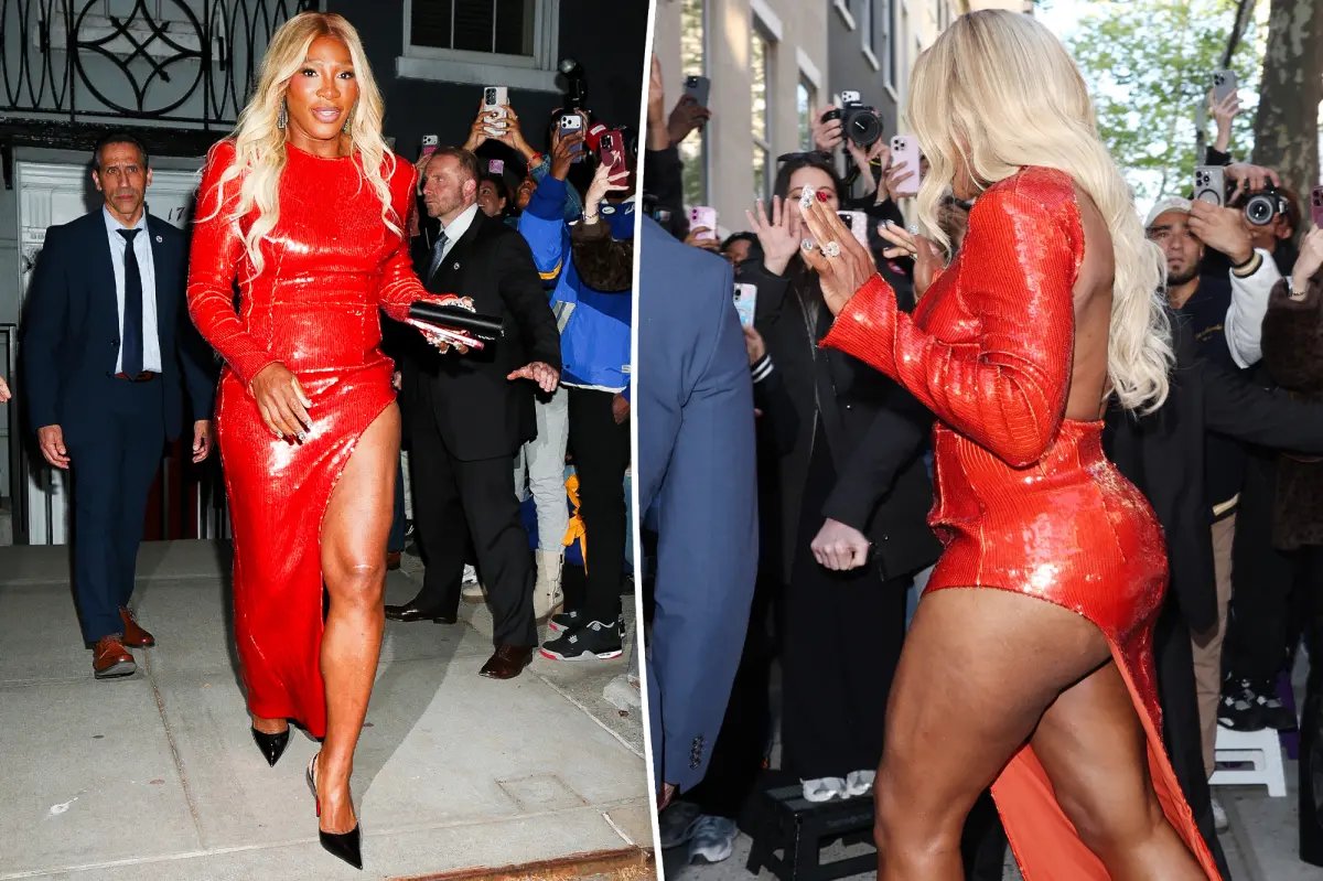 Serena Williams Stuns in a Glamorous Sequined Gown at the Pre-Met Gala 2026 Party