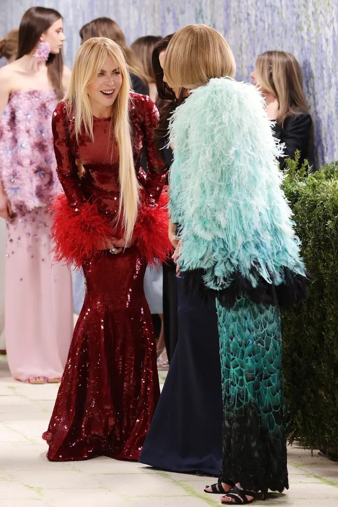 Kidman laughing with Anna Wintour at the Met Gala.