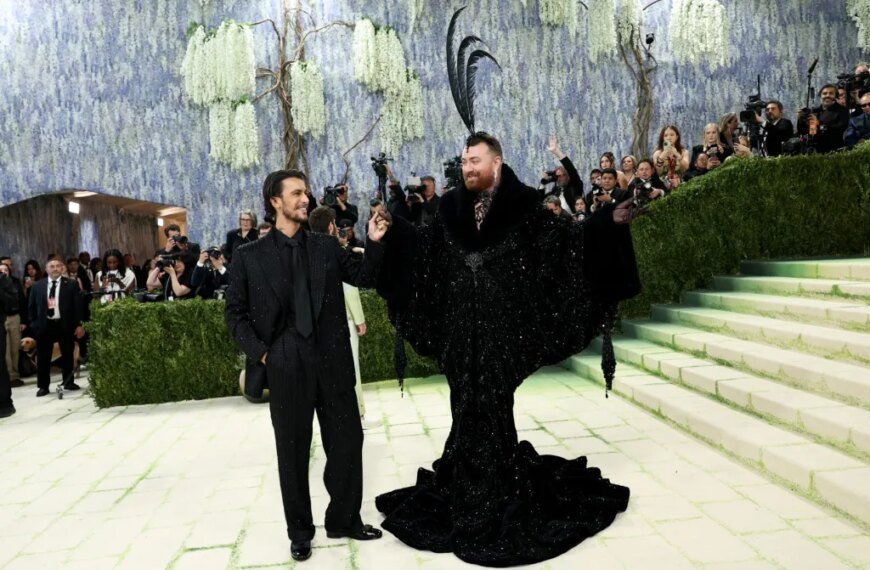 Sam Smith Strikes a Stylish Note in Custom Outfit by Partner Christian Cowan at the 2026 Met Gala