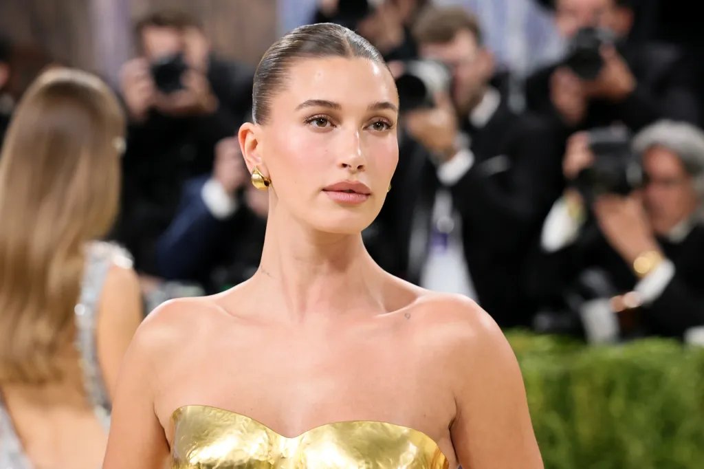 Hailey Bieber at the Met Gala.