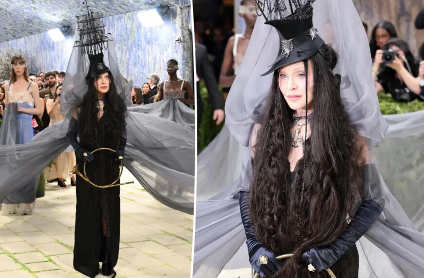 Madonna's Enchanting Met Gala 2026 Red Carpet Look and Her Supportive Friends
