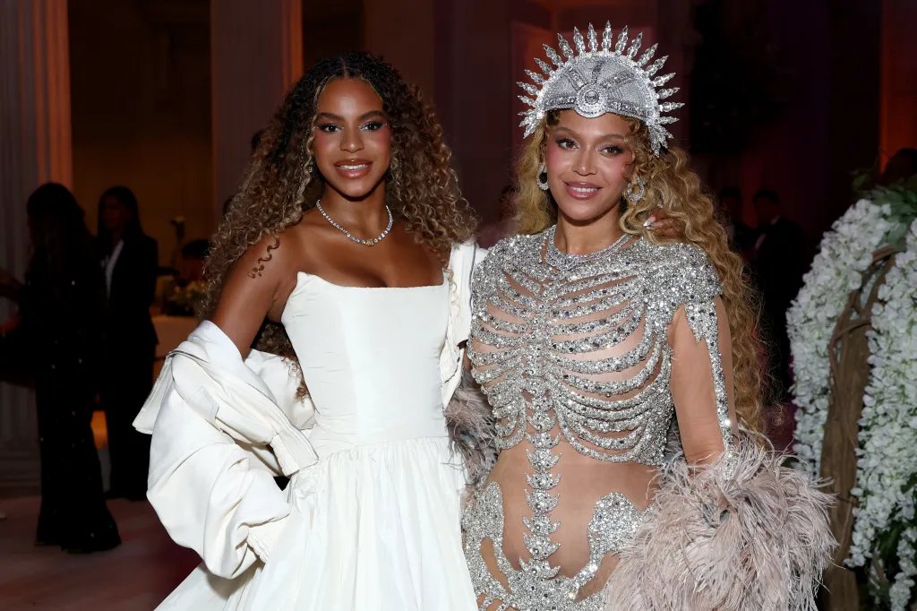 Blue Ivy Carter and Beyoncé at the 2026 Met Gala.