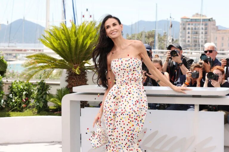 Demi Moore Discusses the Importance of Free Speech at Cannes Jury Press Conference