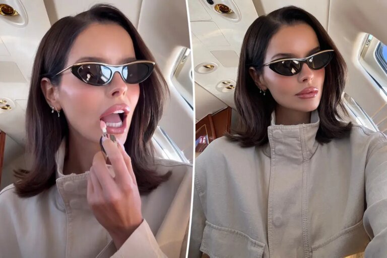 Maura Higgins shares her go-to $11 color-changing lip gloss on the way to Cannes