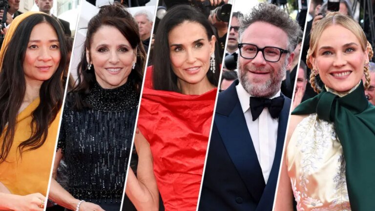 Cannes Red Carpet Premiere of 'Fatherland': Highlights with Demi Moore, Seth Rogen, Chloé Zhao, and More