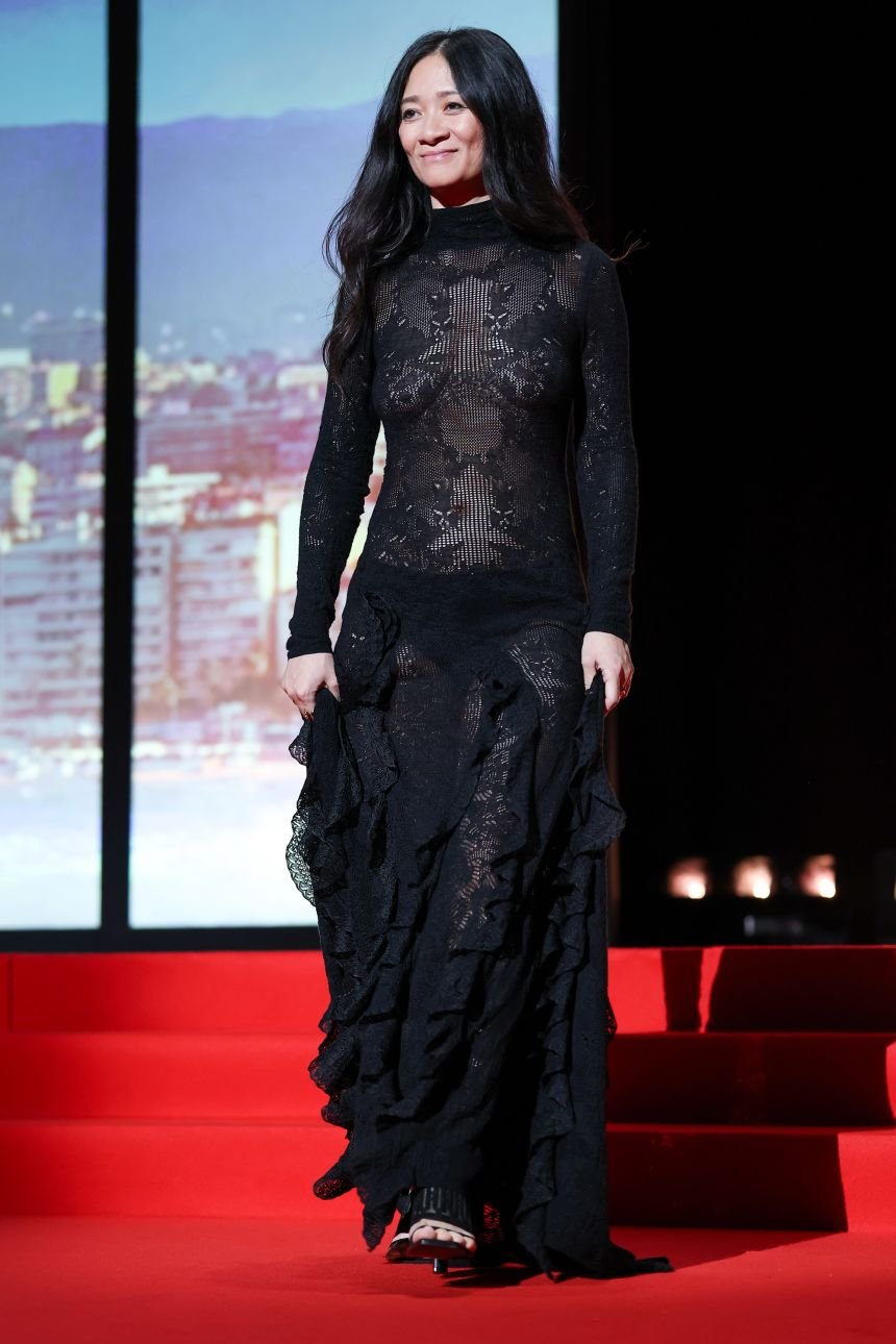 Hamnet director and Cannes jury member Chloé Zhao wore Gabriela Hearst for the opening ceremony.