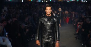 Tom Brady Stuns in All-Leather Outfit at the Gucci 2027 Resort Show