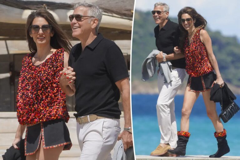 Amal Clooney Marks George's 65th Birthday in a Chic Outfit with a Stylish Twist