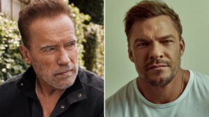 Arnold Schwarzenegger and Alan Ritchson in New Holiday Comedy 'Man With The Bag' Coming to Prime Video