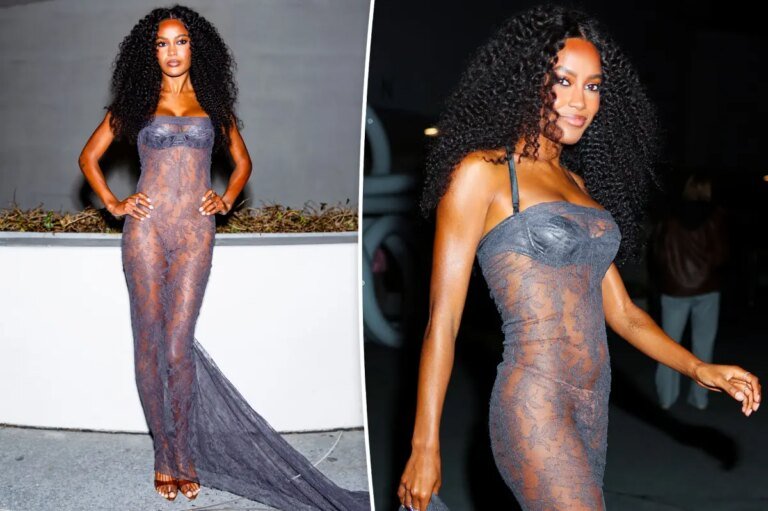 Ciara Miller Stuns in Sheer Lace at the Summer House Reunion