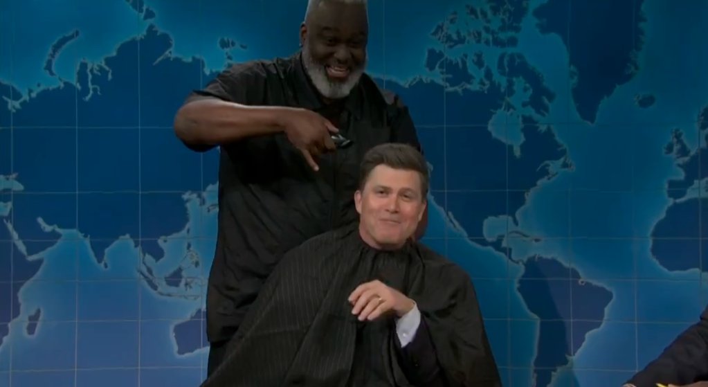Colin Jost’s Hair Takes a Hit in Weekend Update Joke Swap: Time for a Barber?