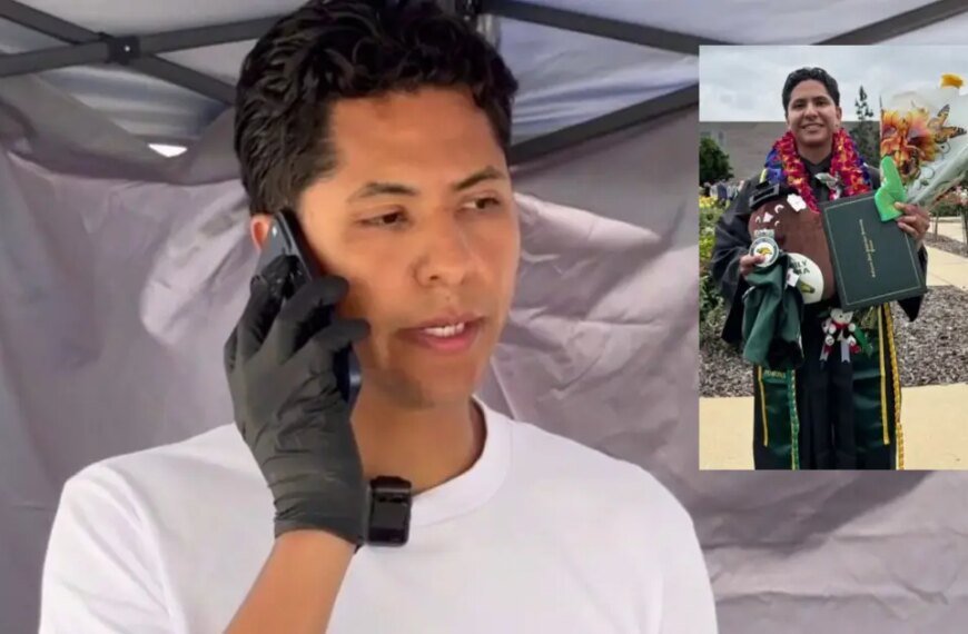 DACA Recipient Faces Job Loss Due to Permit Delay and Starts Selling Burritos in North Hollywood