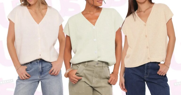 Embrace Spring with This Easy-to-Wear Pastel Sweater Vest Perfect for All Season