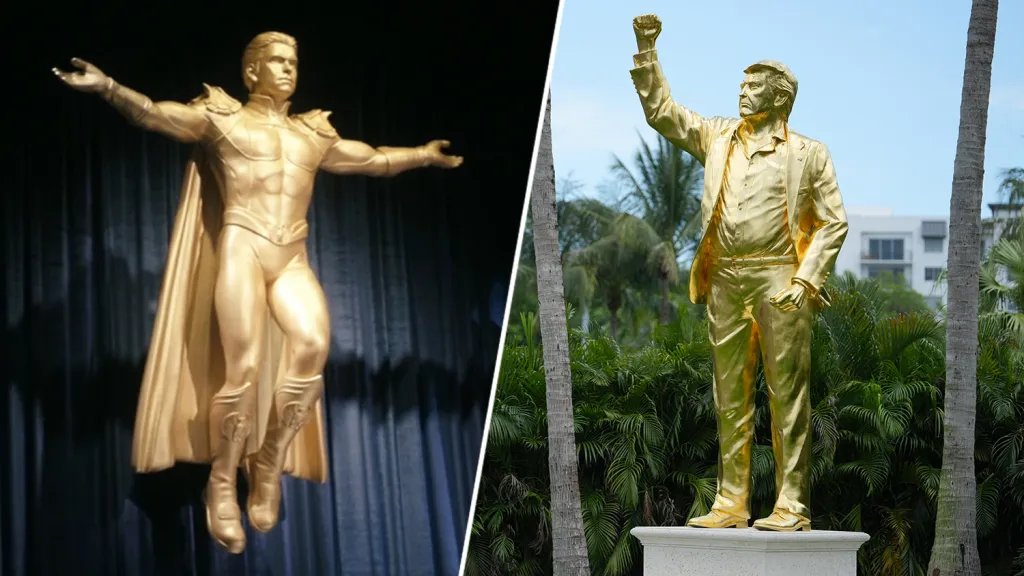 Eric Kripke Responds to ‘The Boys’ Coincidence with Trump’s Gold Statue: “Seriously, What’s Happening?”