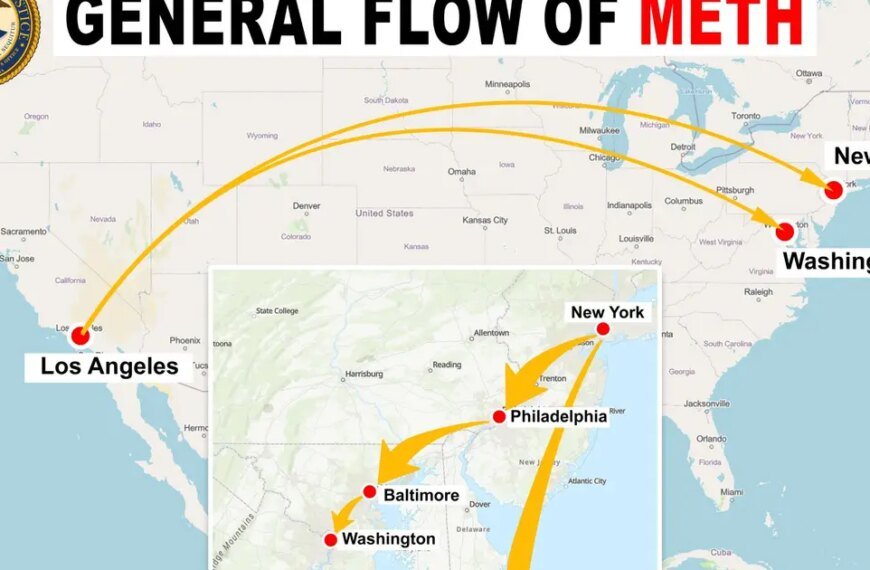 Federal Authorities Disrupt Drug Operation Transporting Meth from California to D.C.