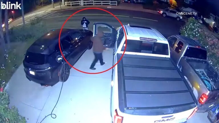 Five People Steal a Truck from a Driveway in West Hills