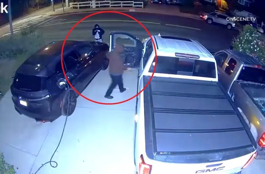 Five People Steal a Truck from a Driveway in West Hills