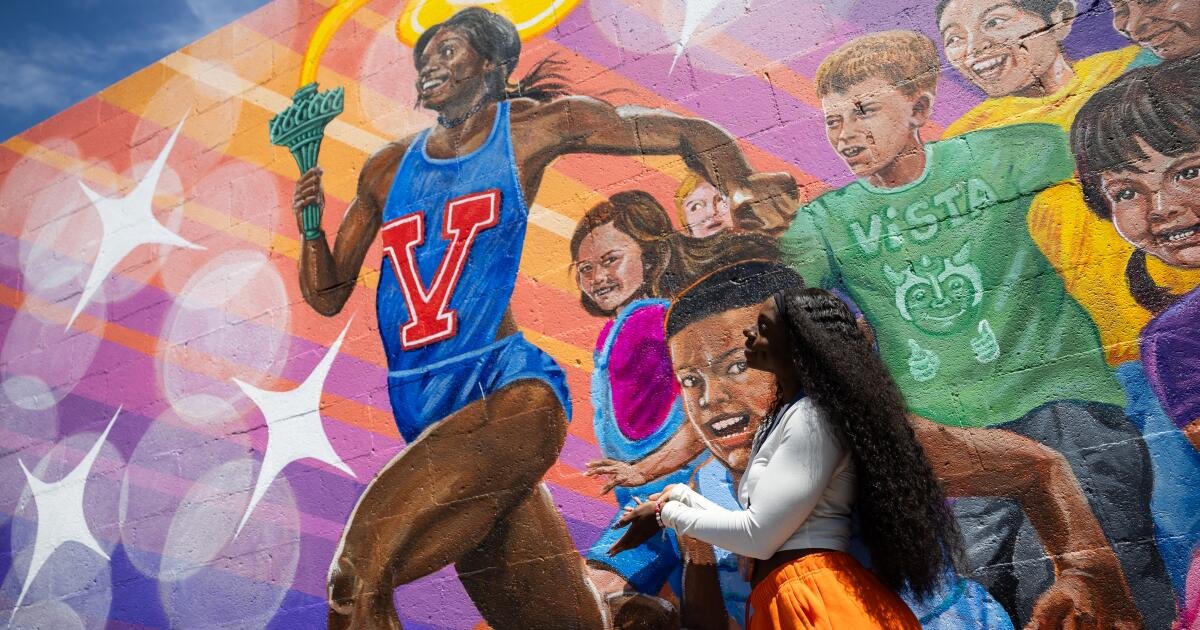 From Overcoming Challenges to Inspiration: Brittany Brown's Journey to an Olympic Medal and a Mural at Her Elementary School
