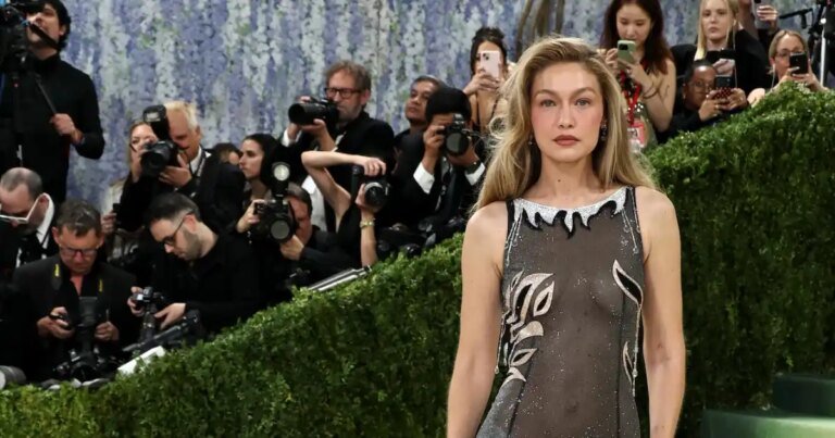 Gigi Hadid and Kylie Jenner Dazzle in Sheer Styles at the 2026 Met Gala