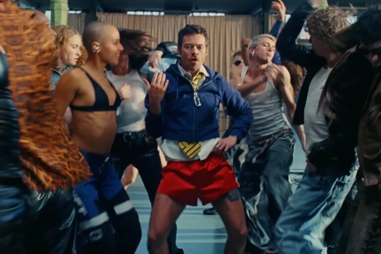 Harry Styles Shows Off His Dance Moves and Fun Red Shorts in the Joyful 'Dance No More' Music Video