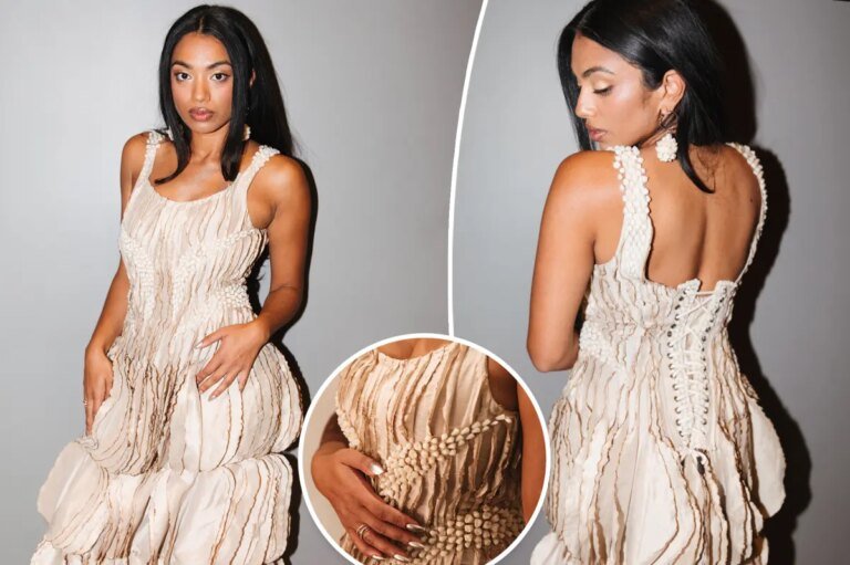Heated Rivalry Star Stuns in Unique Dress Made from Over 500 Teeth, Sparking Mixed Reactions