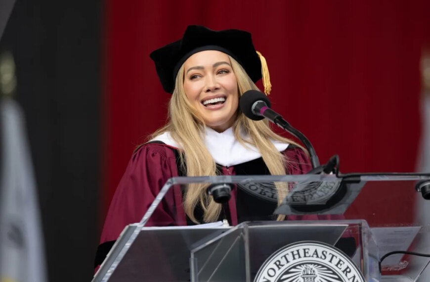 Hilary Duff Shares Heartfelt Commencement Advice at Northeastern University: Take a Moment to Appreciate Your Journey