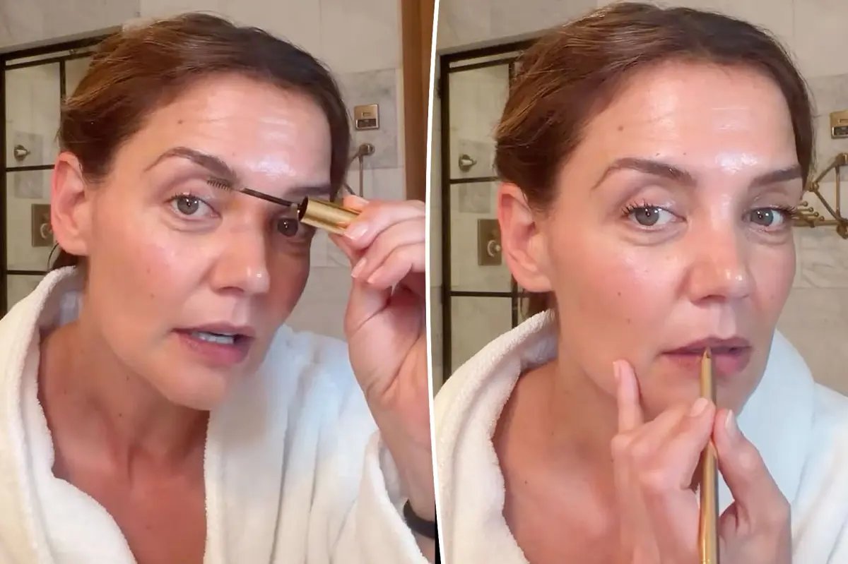 Katie Holmes Shares Her Simple Six-Product Makeup Routine That Saves Time