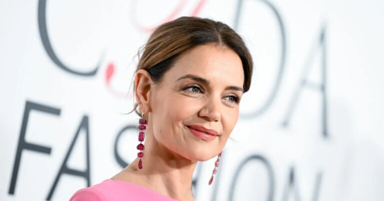 Katie Holmes Shows How a Simple Detail Can Elevate Your Spring Skirt Style