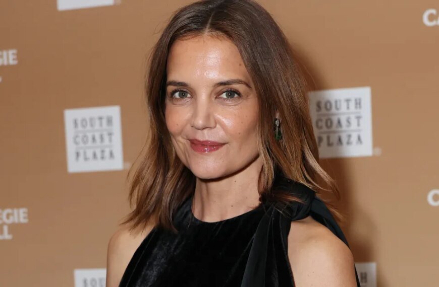 Katie Holmes' Stylish Off-the-Shoulder Dress You Can Easily Copy at Home