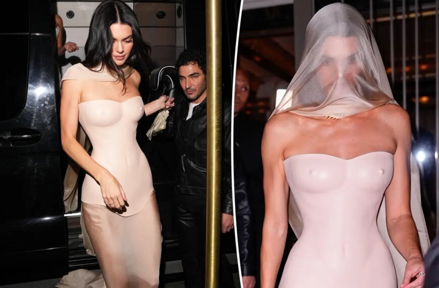 Kendall Jenner Swaps Her Dress for a Chic Corset at the Met Gala After-Party