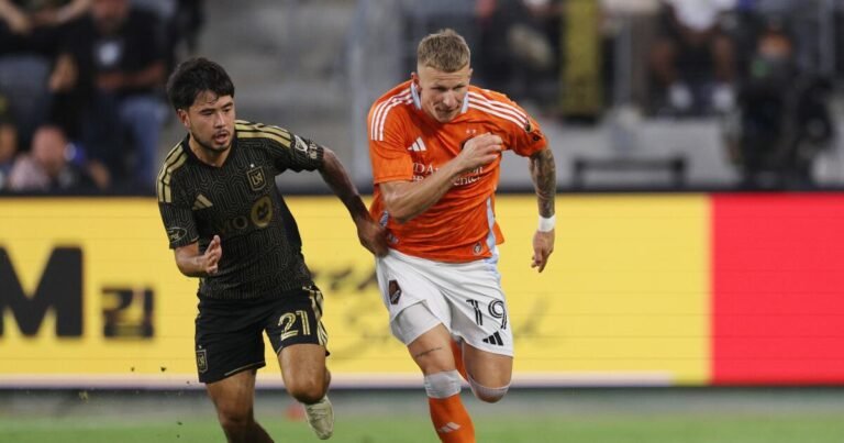 LAFC Struggles Against Houston as Jack McGlynn and Mateusz Bogusz Shine